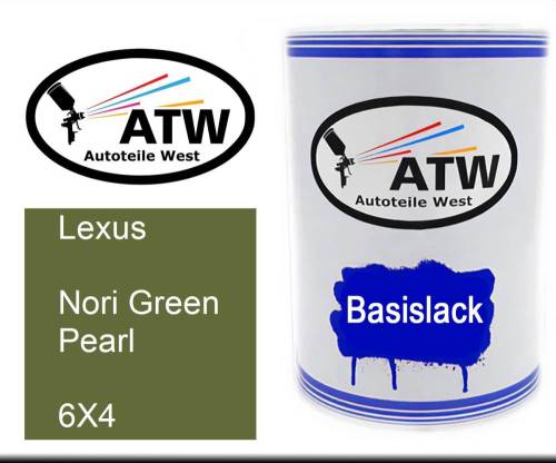 Lexus, Nori Green Pearl, 6X4: 500ml Lackdose, von ATW Autoteile West.